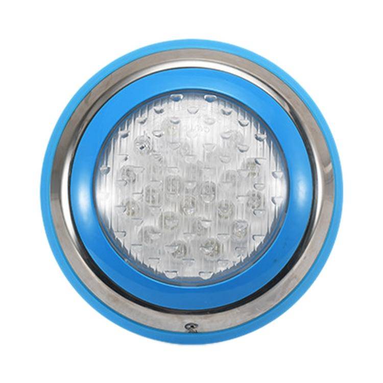 12W LED Stainless Steel Wall-mounted Pool Light Landscape Underwater Light(Colorful Light + Remot...
