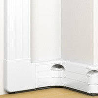 Legrand Triple Compartment Snap-On Trunking with Cover 2m - White