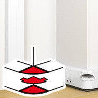 Legrand External Bend for Double Compartment Snap-On Trunking - White