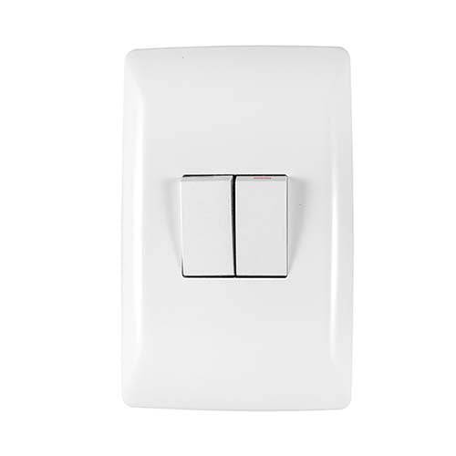 Crabtree Diamond 2 Lever 1-Way & 2-Way Light Switch 4 x 2