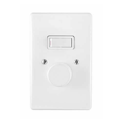 Crabtree Classic 1 Lever + LED Rotary Dimmer Switch 2 x 4