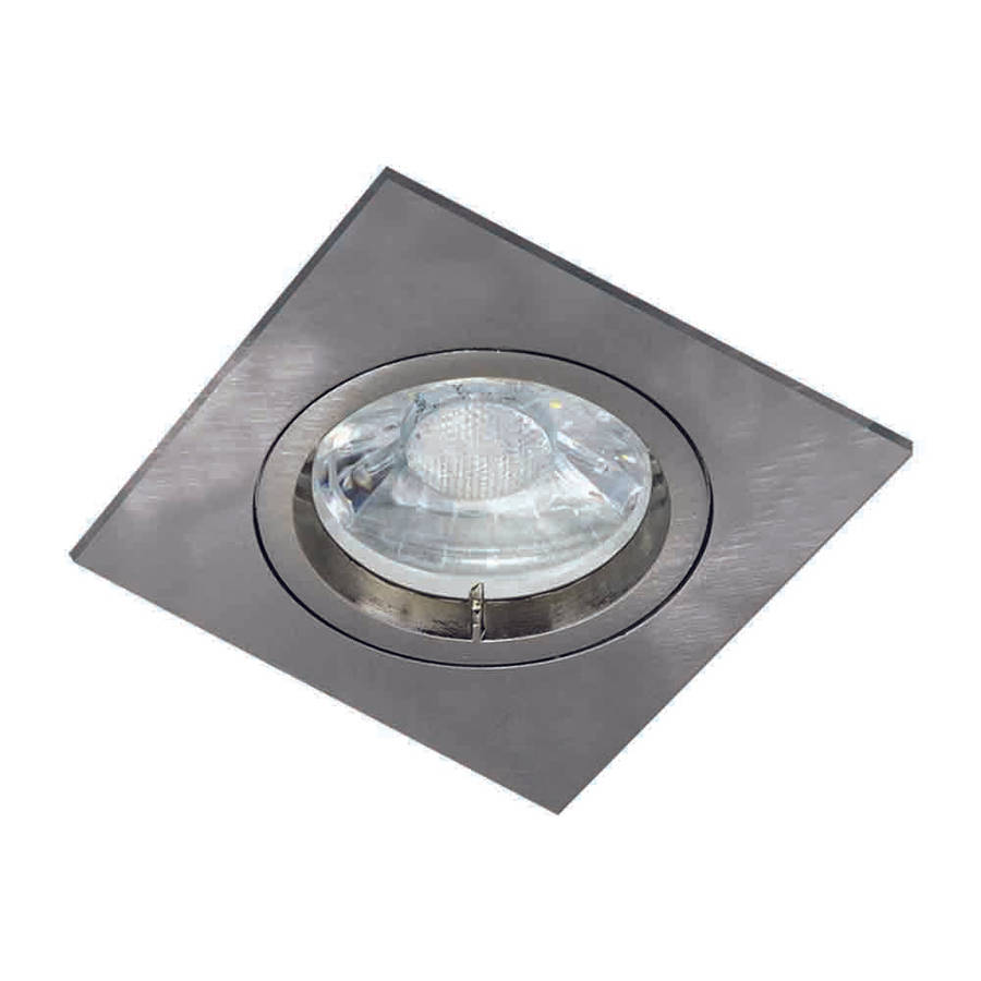 Spazio 2264 Downlight 80x80mm - Matt Chrome
