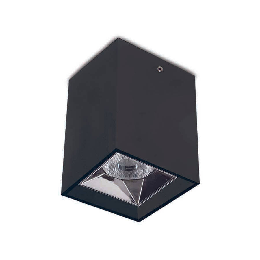 Spazio Kler 1 LED Downlight 5.7W 550lm 90x58mm - Black