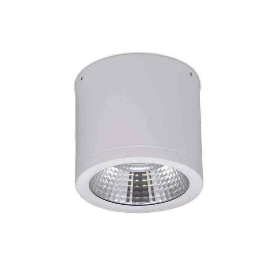 Spazio Portico Slim LED Surface Downlight 24° 25W 3030lm 110x120mm - White