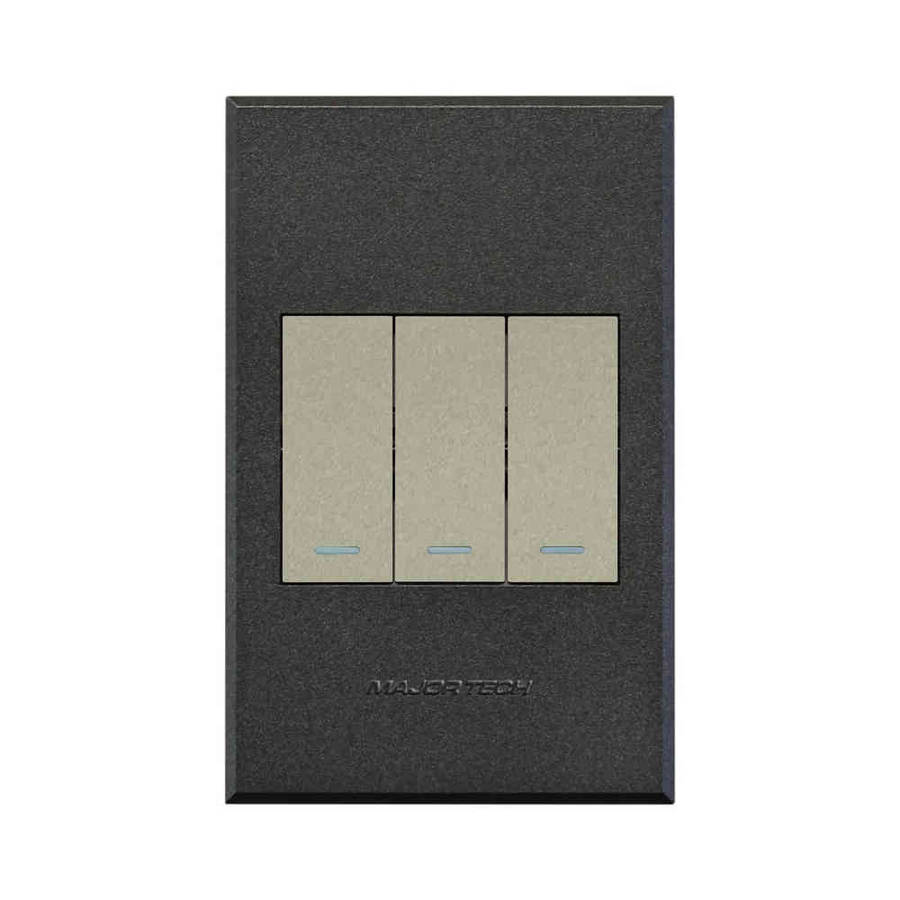 VETi 3 3 Lever 2-Way Light Switch 4 x 2