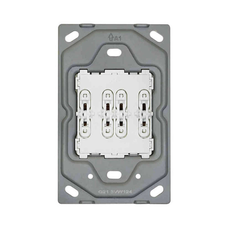 VETi 3 4 Lever 1-Way Light Switch Yoke 4 x 2