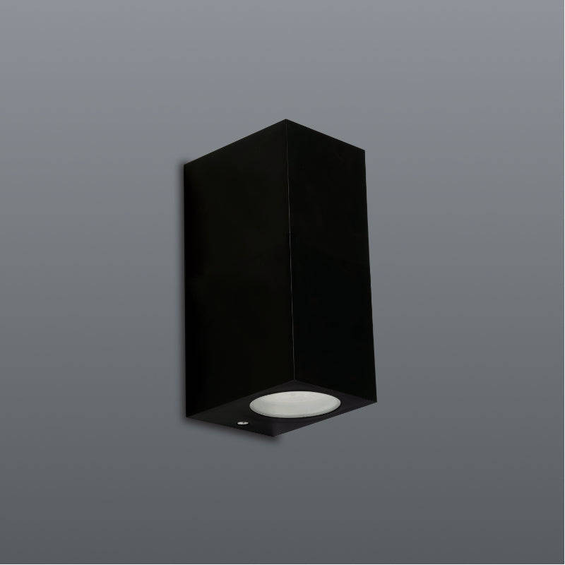 Spazio Block P Up and Down Rectangular 10W GU10 LED Wall Fitting