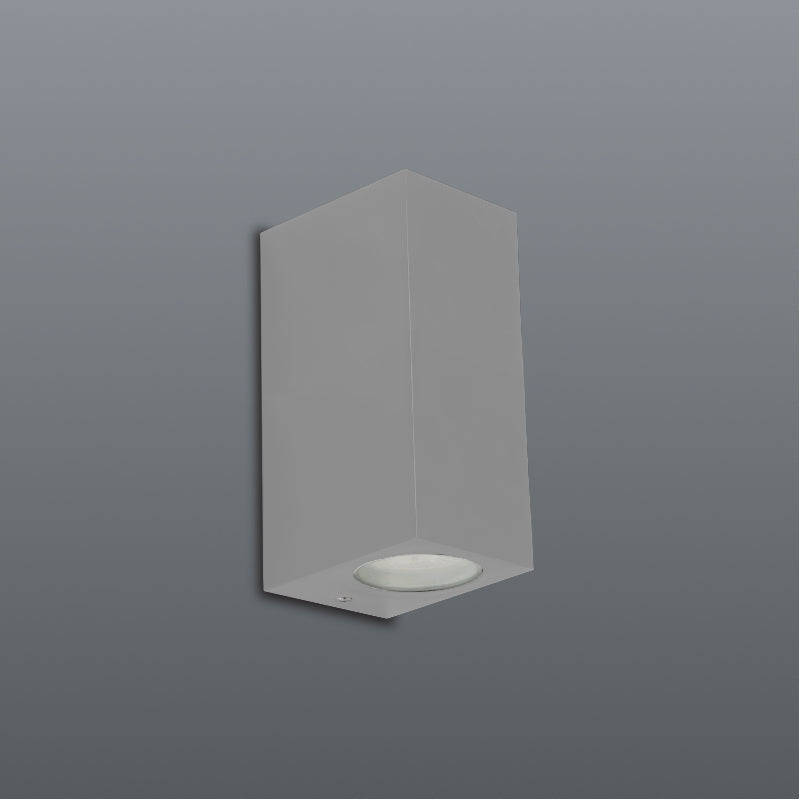 Spazio Block P Up and Down Rectangular 10W GU10 LED Wall Fitting