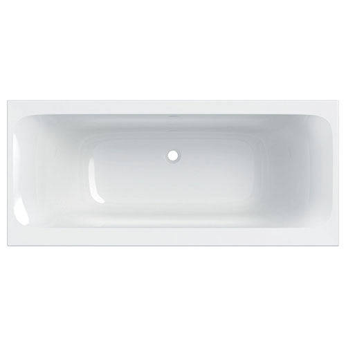 Geberit Tawa Rectangular Built-in Bathtub 800mm with Central Outlet