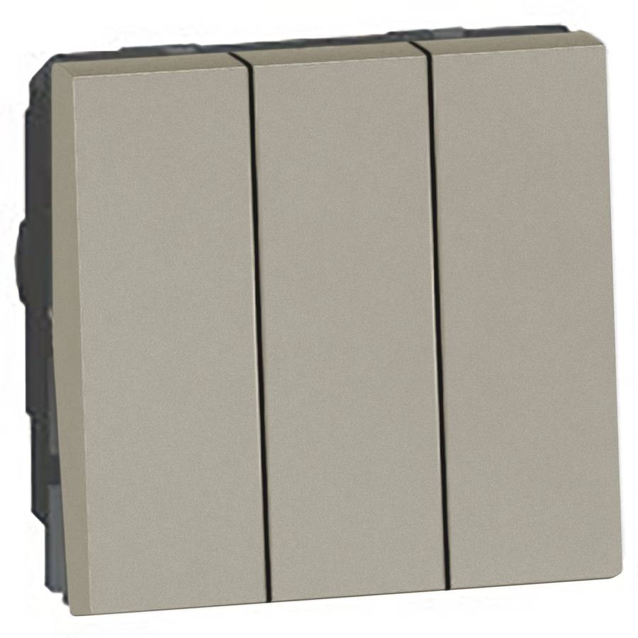 Legrand Arteor 1-Way 3 Gang Levered Switch Module