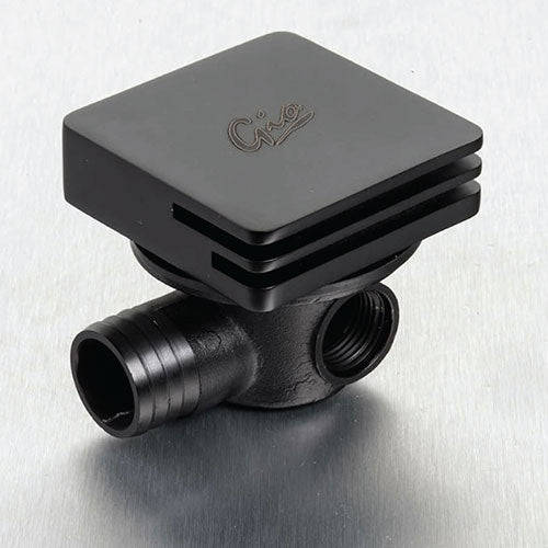 GIO Square Nikki Bath Spout - Matt Black