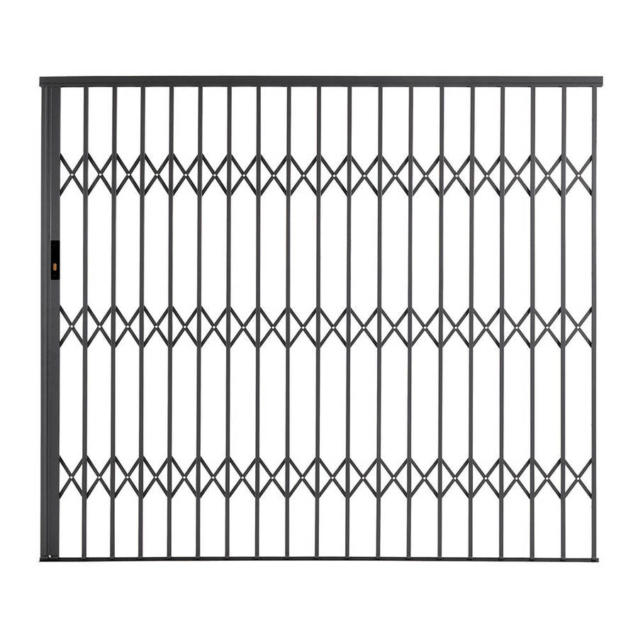 Xpanda Alu-Glide Security Gate 2150x2200mm - Charcoal