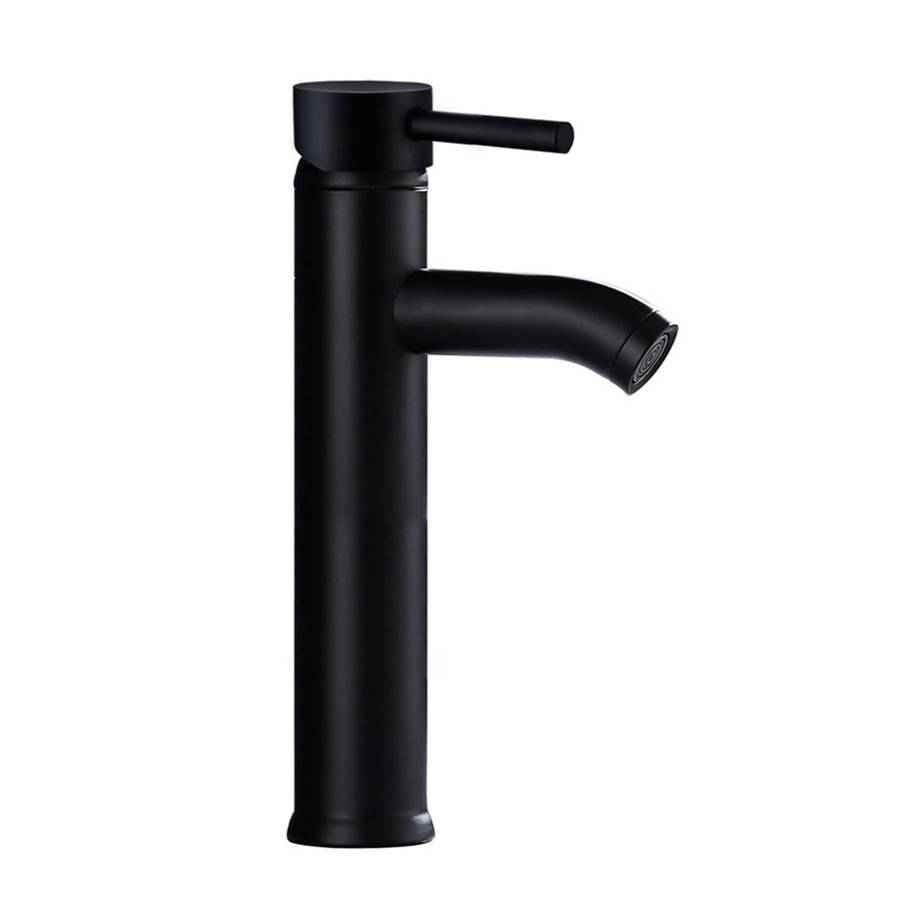 Trendy Taps Sombre Tall Basin Mixer Tap - Blackened Brass