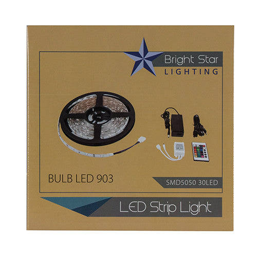 Bright Star LED Flexible Silicon Gel Strip Light 36W RGB 5m
