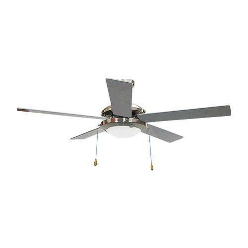 Bright Star 5 Blade Ceiling Fan with Lights 1320mm - Satin Chrome