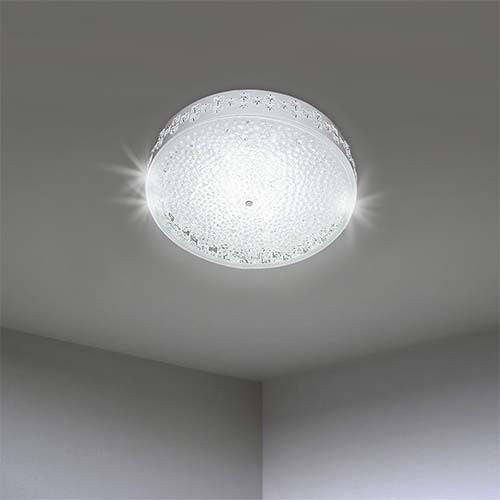 Bright Star LED Ceiling Fitting with Glass & Crystals