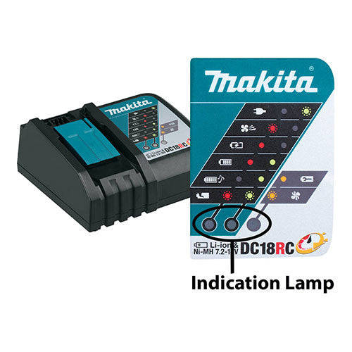 Makita 3.0Ah Li-ion Compact Fast Charger DC18RC 18V