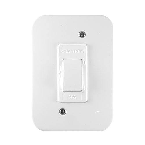 Crabtree Industrial 1 Lever Aircon & Geyser Isolator Switch 4 x 2
