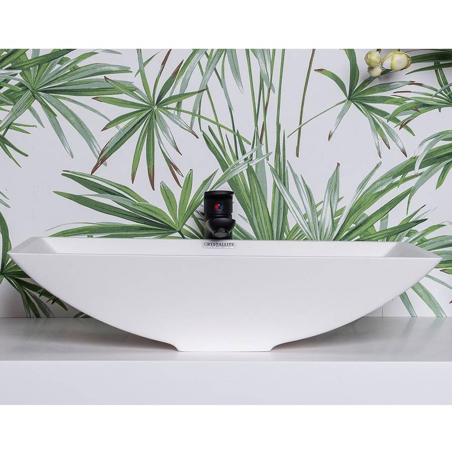 Crystallite Stone Flute Basin