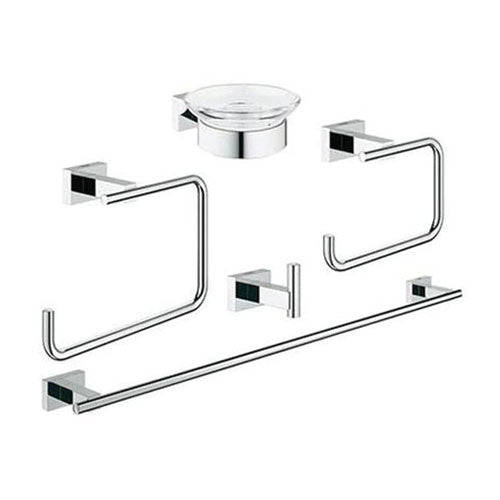 GROHE Essentials Cube 5 Piece Accessory Set