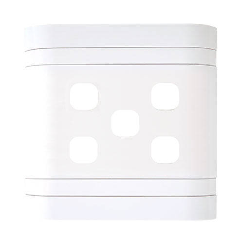 Lesco Cover Strip Cover Plate 5 Module 4 x 4