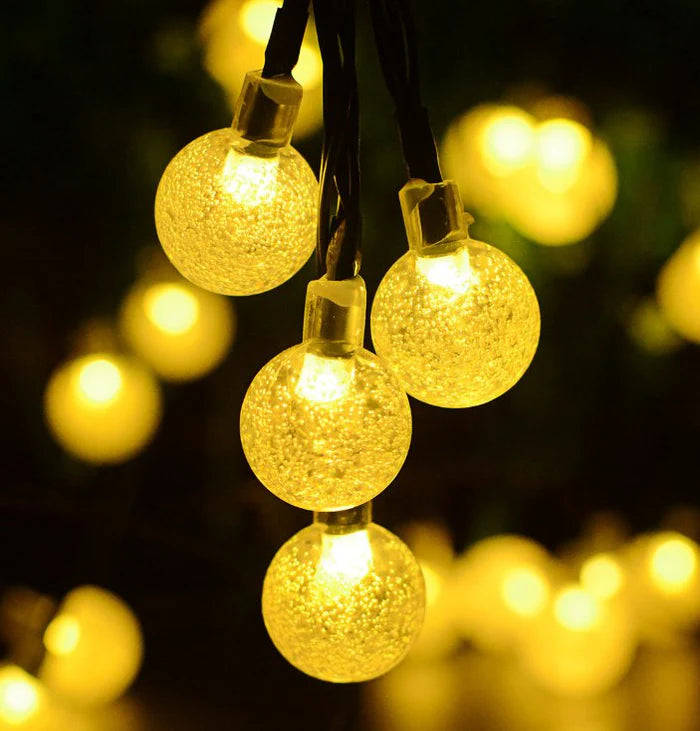 Litehouse Solar Bubble Ball LED Fairy Lights