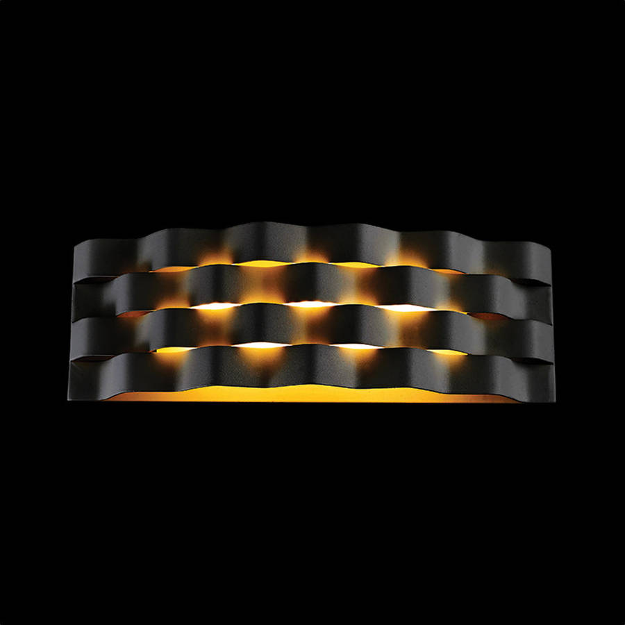 K. Light Large Ripple Wall Light LED 20W 3000K