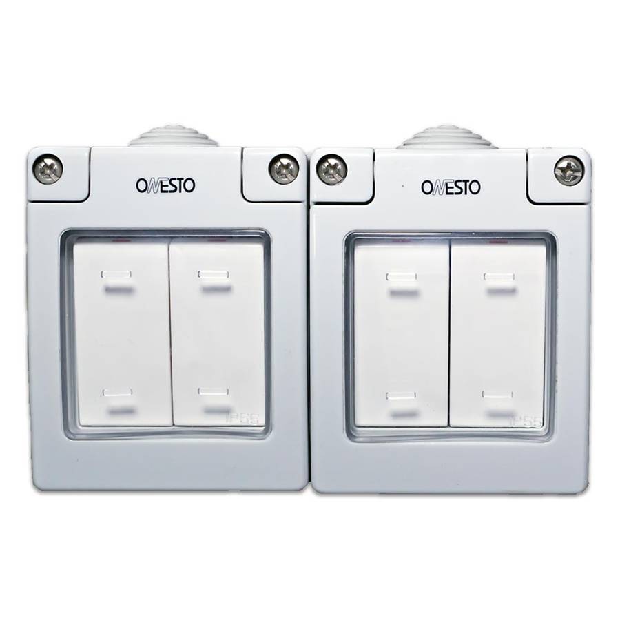 Onesto Matrix 4 Lever 1-Way Switch in Enclosure IP55