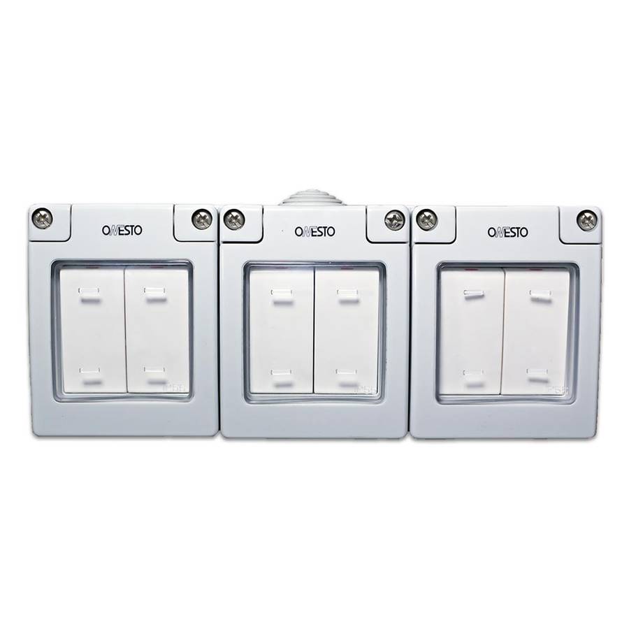 Onesto Matrix 6 Lever 1-Way Switch in Enclosure IP55