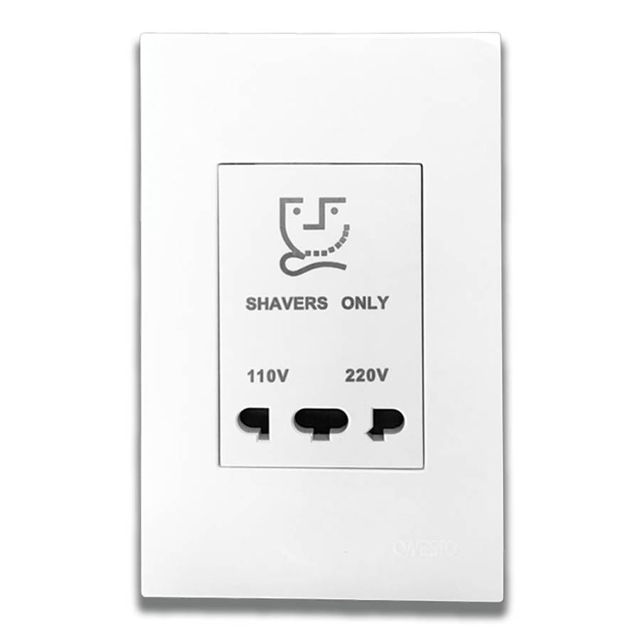 Onesto Matrix Shaver Socket 2 x 4
