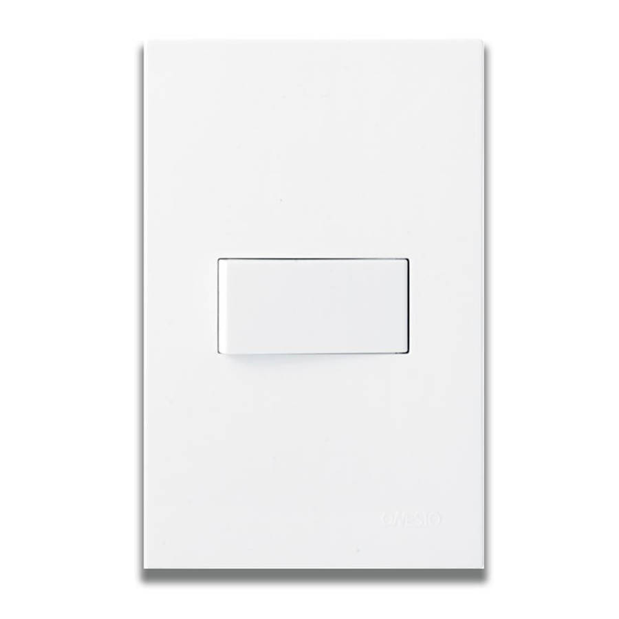 Onesto Matrix Small 1 Lever 1-Way Light Switch 4 x 2