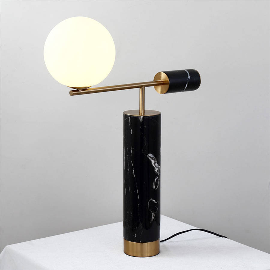 DARK Marble Table Light