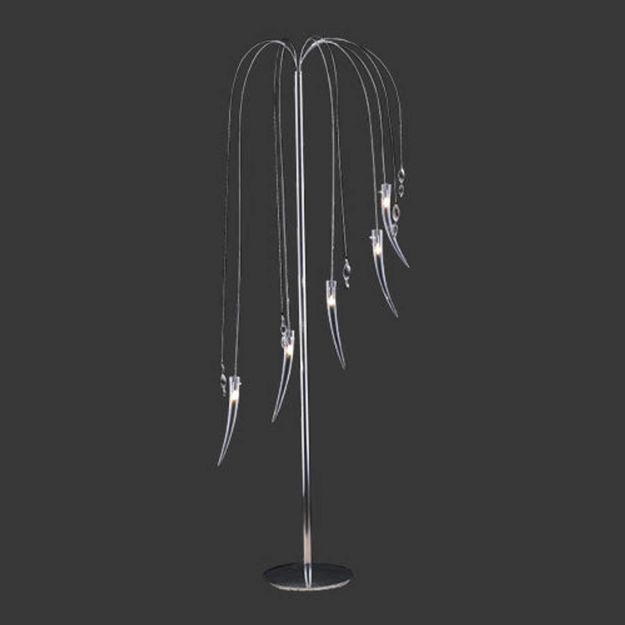 K. Light Tusk Glass Floor Lamp