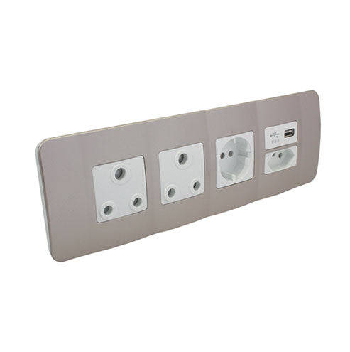 VETi 1 Omni Cluster 5 Module Combo Cluster Socket - White Modules