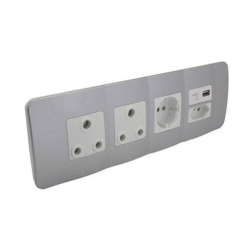 VETi 1 Omni Cluster 5 Module Combo Cluster Socket - White Modules