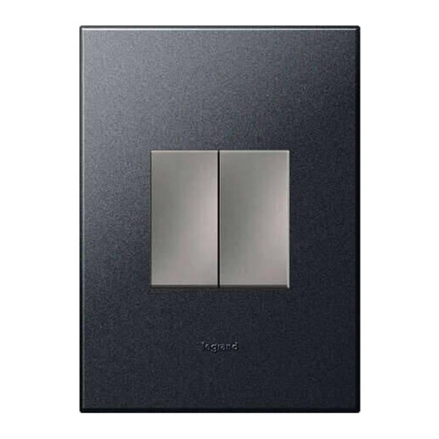 Legrand Arteor 2 Lever Switch with Dimmer 4 x 2