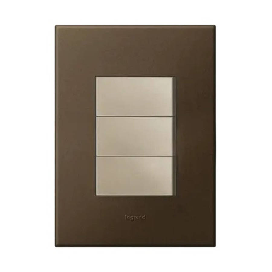 Legrand Arteor 3 Lever Switch with Dimmer 4 x 2