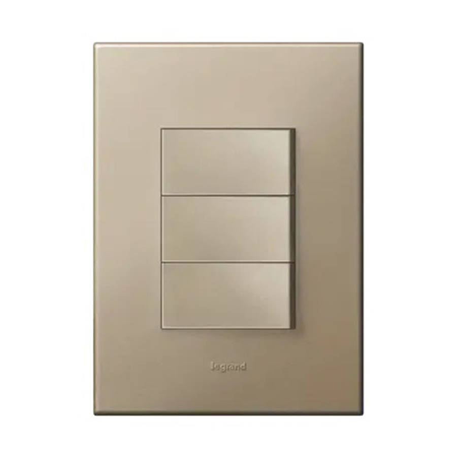Legrand Arteor 3 Lever Switch with Dimmer 4 x 2