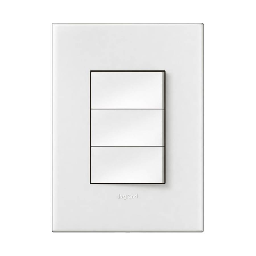 Legrand Arteor 3 Lever Switch with Dimmer 4 x 2