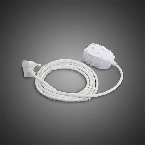 Selectrix Janus Extension Cord 10A - White