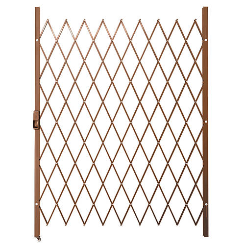 Xpanda Saftidor E Slamlock Security Gate 2000x1450mm - Matt Bronze