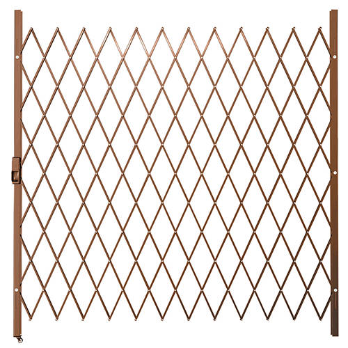Xpanda Saftidor H Slamlock Security Gate 2000x1950mm - Matt Bronze