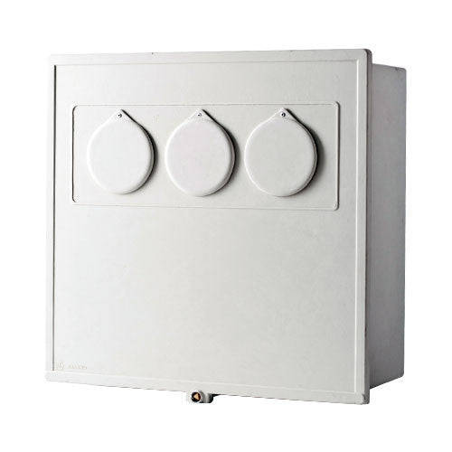 Allbro TMB-3 Meter Box with 3 Windows 445x465x210mm