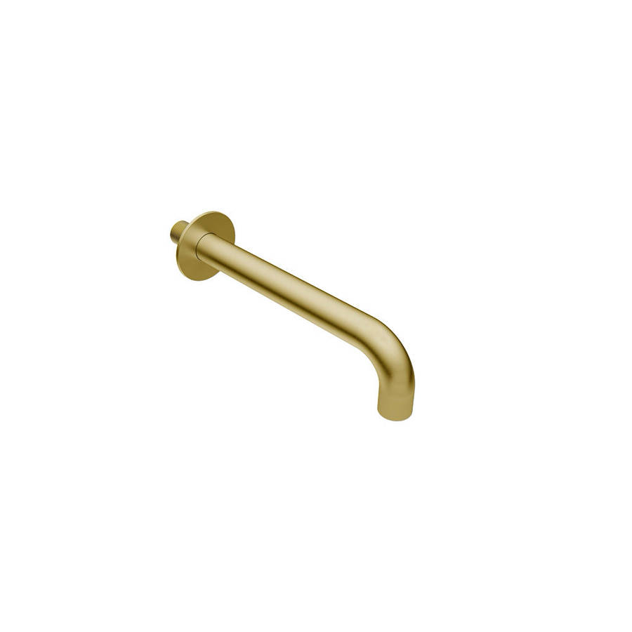 LIQUIDRed STILO Bath Wall Spout 200mm - Champagne Gold