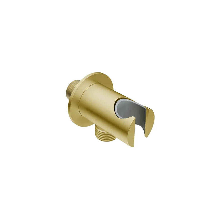 LIQUIDRed STILO Hand Shower Holder + Connector - Champagne Gold