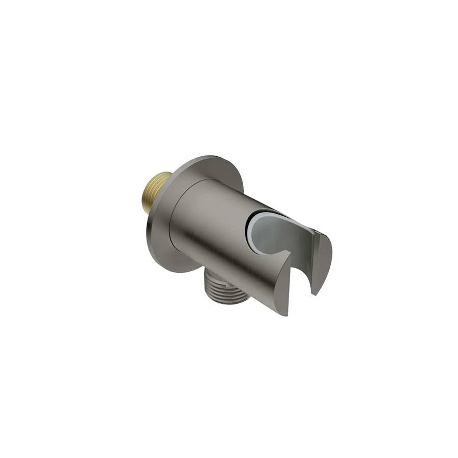LIQUIDRed STILO Hand Shower Holder + Connector - Brushed Graphite