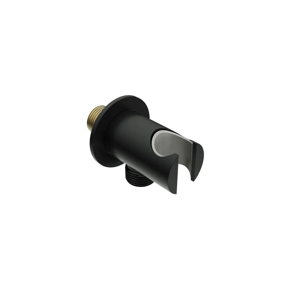LIQUIDRed STILO Hand Shower Holder + Connector - Matt Black