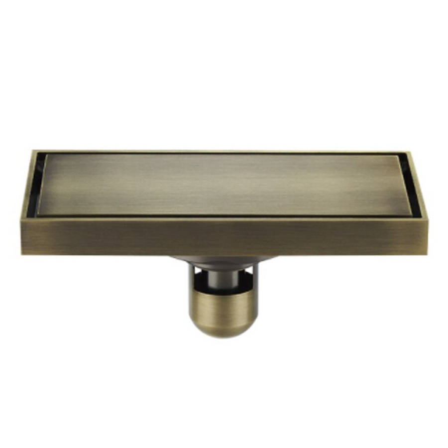 Trendy Taps Cuivre Rectangle Shower Drain - Brass