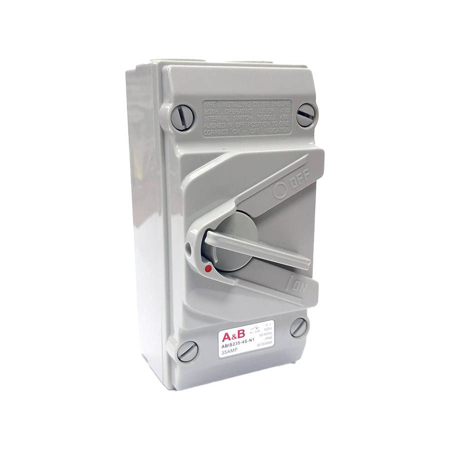 Tradeprice Weatherproof Isolator 3P 35A