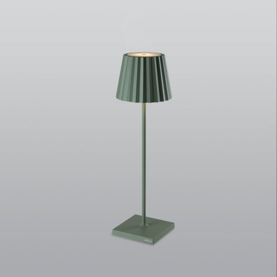 Spazio Plissè Rechargeable LED Table Lamp 2.2W 188lm 2700-3000k
